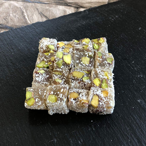 Sade Antep Fıstıklı Çifte Kavrulmuş Lokum