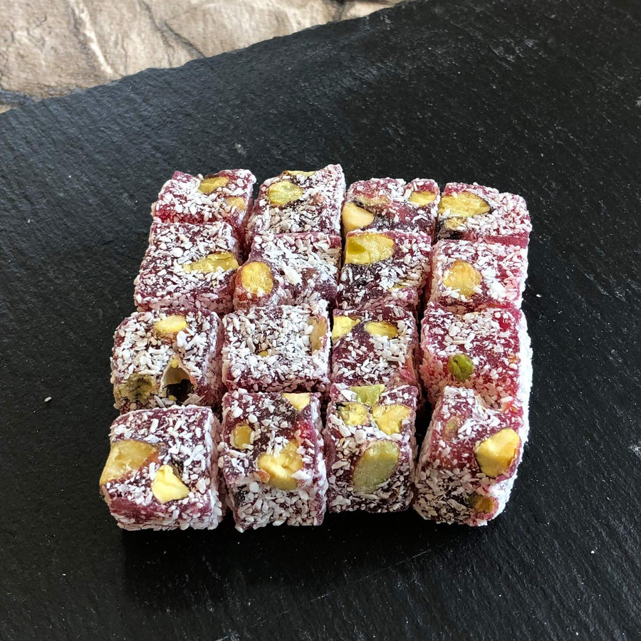 Narlı Antep Fıstıklı Çifte Kavrulmuş Lokum